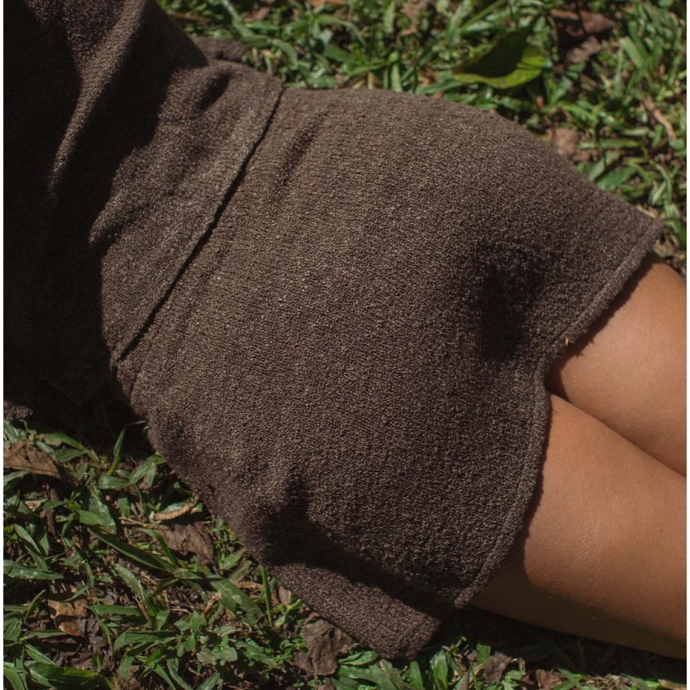Paloma Mini Skirt - Truffle
